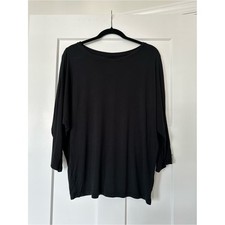Women's Tahari Black 3/4 Sleeve Top picture