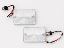 1954-55 Chevy Chevrolet GMC Pickup Truck LED Park Light Lenses Clear Pair LH RH picture