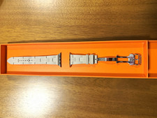 Apple Watch Hermès 42mm Grège Kilim Single Tour Band w/ Box - As Is picture