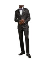 NWT Ted Baker ANTONT Pashion Dinner Trousers Black Size 34W 34L $259 II348 picture
