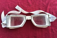 Vintage 1930s Italian car racing driver goggles original picture
