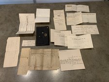 Antique 1902 The Standard Diary Provenance Through Included Receipts, Etc. picture