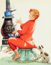  Vintage Pin Up Hilda 11 x 14