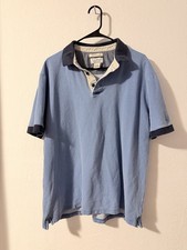 L.L Bean Traditional Fit Polo Men’s Shirt Navy Blue Large Tall 100% Cotton picture