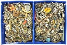 10 Lbs Pound Unsorted Tangled Jewelry Vintage Modern Lot Wear Junk TREASURE HUNT picture