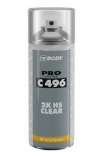 HB BODY HB-C496 2K HS CLEARCOAT 400ML AEROSOL -  picture
