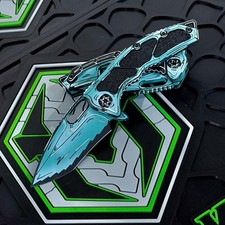 Heretic Knives Medusa Manual Recurve Turquoise Cel Shading H010-CS-TQ picture