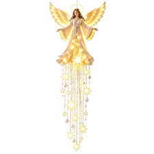 Angel Blessing Starfall Wall Light LED Angel Wall Decor Christmas Night Light picture