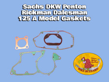 Sachs Monark DKW Penton Rickman Dalesman Hercules 125 A Model Gasket Set NEW picture