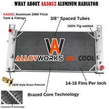 3 Row Aluminium Radiator For 1999-2014 Chevy Silverado 1500 2500 HD 5.3L/6.0L picture