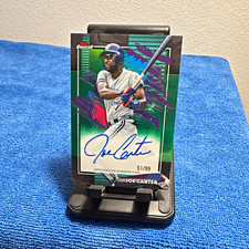 Topps 2026 Finest Autographs Joe Carter Blue Jays FA-JCA Green Refractor 51/99 picture