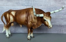 Vintage Breyer Texas Longhorn Steer Bull Cow Figure broken horn picture