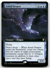 Astral Dragon (Extended Art) #613 (NM) Baldur's Gate CLB Magic MTG picture