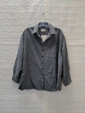 New DISSH Mason Slate Stripe Shirt Slate Sz 14 picture