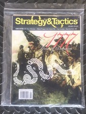 SPI Strategy & Tactics Issue #316 S&T 1777 Year of Decision Unpunched Pieces Map picture