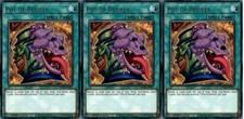 *** 3X POT OF DESIRES 3X *** 1ST EDITION PLAYSET TOCH-EN057 RARE MINT/NM YUGIOH picture