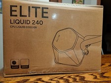 Cooler Master Elite Liquid 240 240mm ARGB CPU Liquid Cooler Black New picture