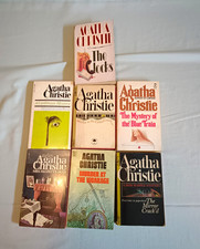Agatha Christie Lot of 7 Paperback Mystery Novels Pocket Books Miss Marple picture