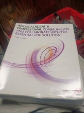 Vintage Adobe Acrobat 8 Professional Upgrade Windows Boxed Software Edition picture