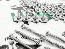 3.5 Platès Stainless Steel 6,7,8Holes with screws & Screwdriver (131 pcs Set) picture