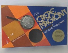 VTG Popeils CREPE MAGICIAN Pan DuPont Teflon Ronco COMPLETE NEW in Box picture
