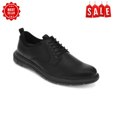 Dockers Mens Trine Slip Resistant Work Casual Lace Up Oxfords Black New picture