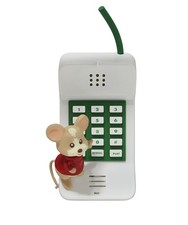 Hallmark Holiday Hello - Phone Recorder Ornament  Keepsake Ornament 1994 QXR6116 picture