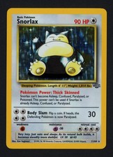 Snorlax 11/64 Unlimited Holofoil Jungle Holo Rare Pokemon TCG picture