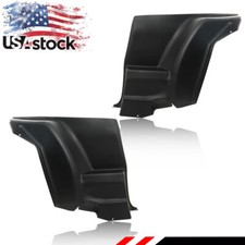 For 72-81 Camaro Firebird L&R Lower Plastic Rear Armrest Seat Side Panels BLACK picture
