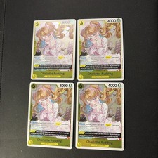 Playset One Piece TCG Charlotte Pudding OP17-109 R English Yellow  x4 picture