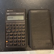 Vintage Hewlett Packard HP 42S RPN Scientific Calculator and Case picture
