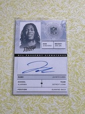2023 Panini Prestige Jahmyr Gibbs NFL Passport Signatures On-Card Auto RC SP 🔥 picture