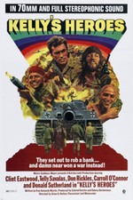 1970 KELLY'S HEROES movie poster EASTWOOD SUTHERLAND WW2 war comedy 20x30 picture
