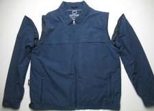 SCOTTeVEST Sterling TEC Convertible Travel Jacket Blue Mens XL /  picture