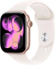 Apple Watch Gen 11 Series 11 46mm Rose Gold Aluminum - Light Blush Sport Band picture