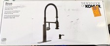 Kohler Sous Pro Faucet Matte Black Soap Dispenser R10651-SD-BL NEW *scratch* picture