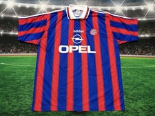 Bayern München Vintage 1995-97 Adidas XL Soccer Jersey Preowned picture
