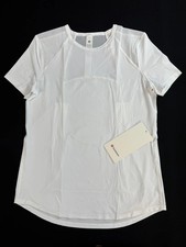 lululemon Sculpt Short-Sleeve Shirt Classic Fit, Hip Length. White. Size 2.  NWT picture