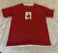 red Karaoke Vintage 2000’s graphic ring t-shirt size XL picture