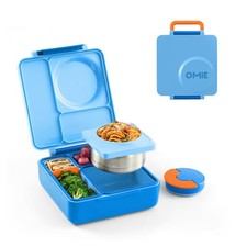 Omie OmieBox Kids Insulated Leakproof Bento Lunch Box with Food Jar - Blue Sky picture