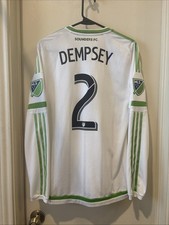 Seattle Sounders Adidas Player Issue 2015 Away Shirt Long Sleeve Dempsey #2 BNWT picture