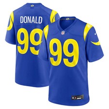 Men's Los Angeles Rams Aaron Donald Nike Royal Game Jersey picture