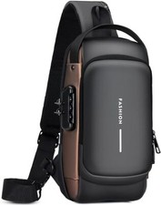 Bandolera Para Hombre Mochila Viaje Cartera Bolso de Hombro Sling Chest Bag BEST picture