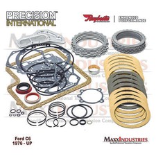 1976-up C6 Transmission Deluxe Master Rebuild Kit with Steels Raybestos Clutches picture