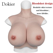 Dokier Big Fake Boobs Huge Breast Forms  Breastplate For Crossdresser Drag Queen picture