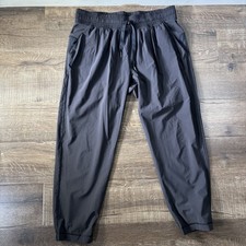 Lululemon Black Polyester & Elastane Joggers Size 6 Women's Pants Activewear picture