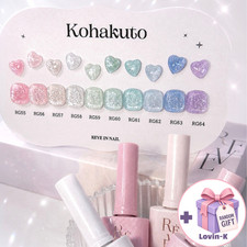 REVE IN NAIL Kohakuto Glitter Gel Nail Polish 10 Color Set K-Nail LovinK picture