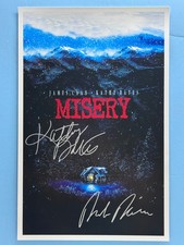 MISERY MOVIE POSTER 11x17 SIGNED BY 2 AUTHENTICATED wCOA  picture