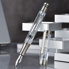Asvine V200 Titanium Fountain Pen Bock/ Asvine Nib, Titanium&Acrylic Writing Pen picture