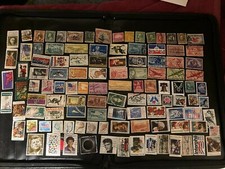 100 used U.S. stamps all different 1800's - 2021. Very Fine. 1 cent to Forever picture